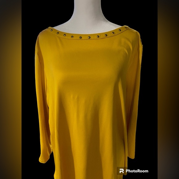 Ladies Ruby Rd, gold top; X-LARGE - Picture 1 of 5